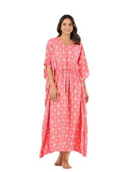 MIRARI - Women Pink Printed Kaftan