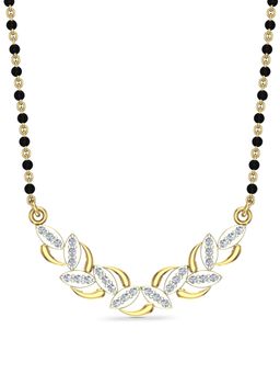 DISHIS - 18k BIS Hallmark Yellow Gold and Diamond Tanmaniya Pendant