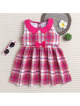 mama & bebe - Pink Cotton Printed Dress