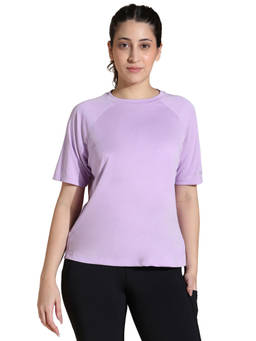Silvertraq - Women Purple Traqfit Raglan T-Shirt