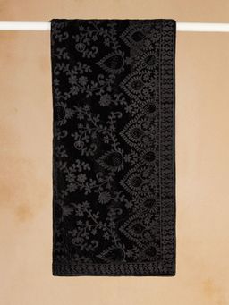 Vastramay - Black Embroidered Dupatta