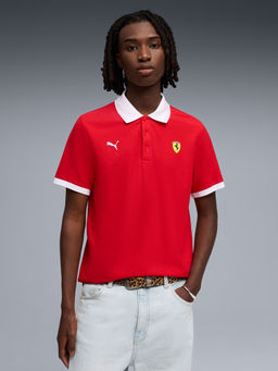 Puma - Red Scuderia Ferrari Logo Polo T-shirt