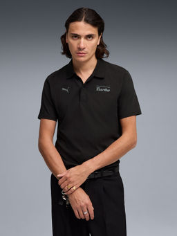 Puma - Black Porsche Legacy Essentials Puff Polo T-shirt