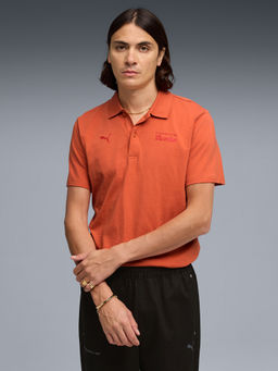 Puma - Orange Porsche Legacy Essentials Puff Polo T-shirt