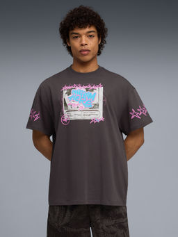 Puma - Grey MELO X HIVE Oversized T-shirt