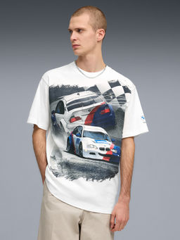 Puma - White BMW M Motorsport Sportswear Car Graphic Relaxed T-shirt