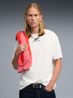 Puma - White Scuderia Ferrari Car Graphic Print T-shirt II