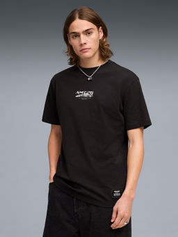 Puma - Black Aston Martin F1 Car Graphic Print Relaxed T-shirt 2