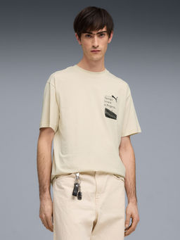 Puma - Beige House of Graphics Relaxed Printed T-shirt