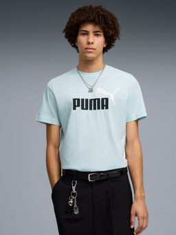 Puma - Blue Essentials Two Color No 1 Logo T-shirt