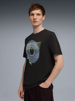 Puma - Black House of Graphics Circular Print T-shirt