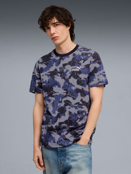 Puma - Blue Camo Printed T-shirt
