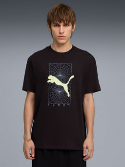 Puma - Black TECH Relaxed Graphic T-shirt