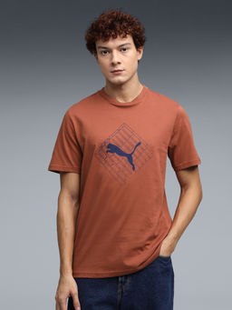 Puma - Brown Essentials Logo T-shirt