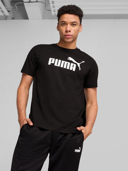 Puma - Black Essentials No1 Logo Crew Neck T-shirt