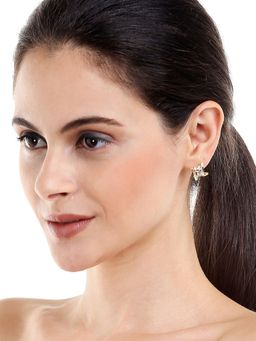 OOMPH - Zirconia Fashion Stud Earrings for Women Stylish Latest