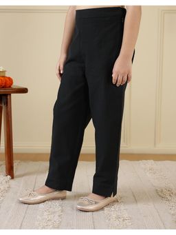 Fabindia - Black Cotton Pant