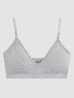 Sillysally - Grey Triangle Padded Bra