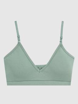 Sillysally - Green Triangle Padded Bra