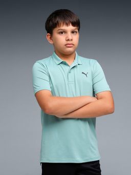 Puma - RUN All In Youth Moisture-Control Polo T-shirt - Green
