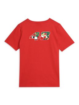 Puma - SUPER Pre-School Boys Graphic T-shirt - Red