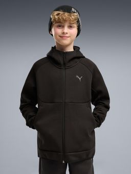 Puma - TECH Youth Full-Zip Hoodie - Black