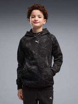 Puma - Sport Youth Camo Fleece Hoodie - Black