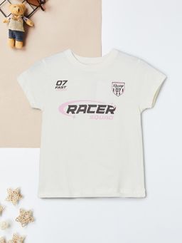 max - Girls Printed T-shirt - Off White