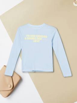 max - Girls Printed T-shirt - Blue