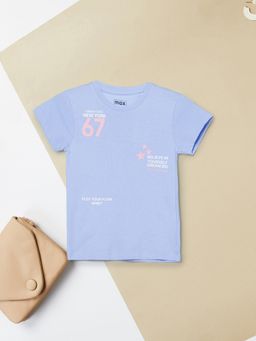 max - Girls Printed T-shirt - Blue