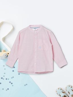 max - Boys Solid Shirt - Pink