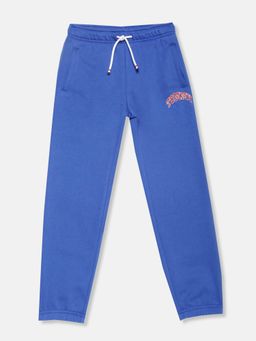 Tommy Hilfiger - Boys Regular Fit Logo Mid Rise Jogger - Blue