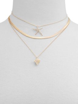 Aldo - Women's White Necklace (Pack of 3)