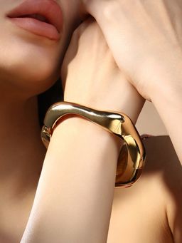 Sohi - Women'S The Ondus Bangle Bracelet - California Gold