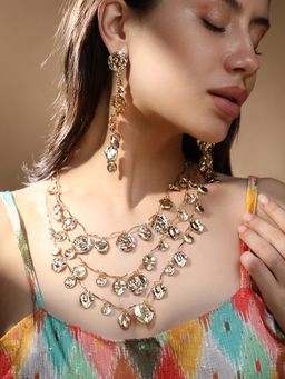 Sohi - Women'S The Nilifar Jewellery Set - California Gold
