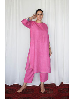 HOUSE OF MOXA - Orchid Pink Linen Co-Ord (Set of 2)