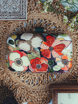 NR by Nidhi Rathi - Embroidered Black Clutch