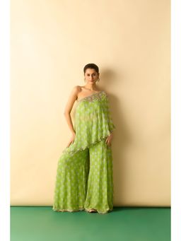 Gopi Vaid - Women Green Chhavi Tunic with Palazzo