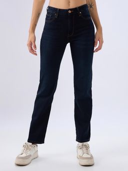 Spykar - Navy Blue Slim Fit Mid Rise Jeans for Women