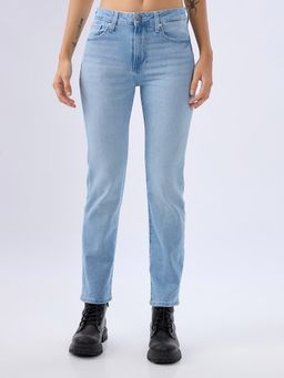Spykar - Ice Blue Slim Fit Mid Rise Jeans for Women