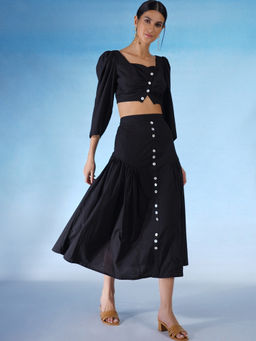 Blue Hour - Adah Gathered Skirt