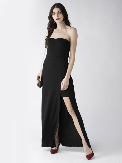Buy Twenty Dresses by Nykaa Fashion Black Lets Have A Date Night Dress  Online