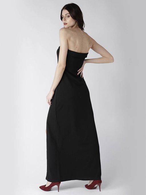 Buy Twenty Dresses by Nykaa Fashion Black Lets Have A Date Night Dress  Online
