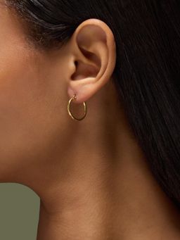 Accessorize London - Womens Waterproof Small Stainless Steel Hoop Earrings