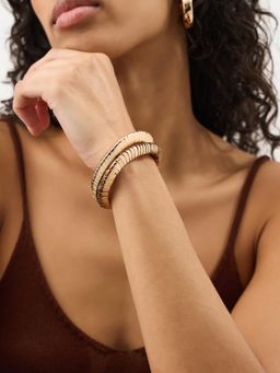 Accessorize London - Womens Stretch Bangles (Pack of 2)