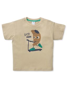 Puma - X Tiny Unisex Kids Beige T-shirts