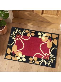 Athom Living - Multi-Color Premium Floral Design Anti Skid Door Mat