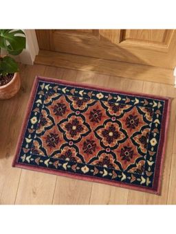 Athom Living - Multi-Color Premium Floral Design Anti Skid Door Mat