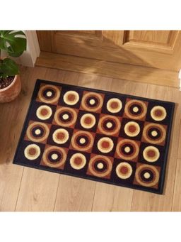 Athom Living - Brown Geometric Premium Anti Skid Door Mat