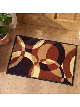 Athom Living - Brown Geometric Premium Anti Skid Door Mat